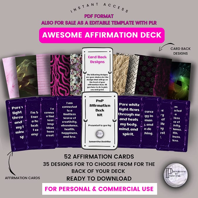 Believe &Amp;Amp; Receive Affirmation Cards Deck: For Those Who Believe And Are Ready To Receive Mock Up