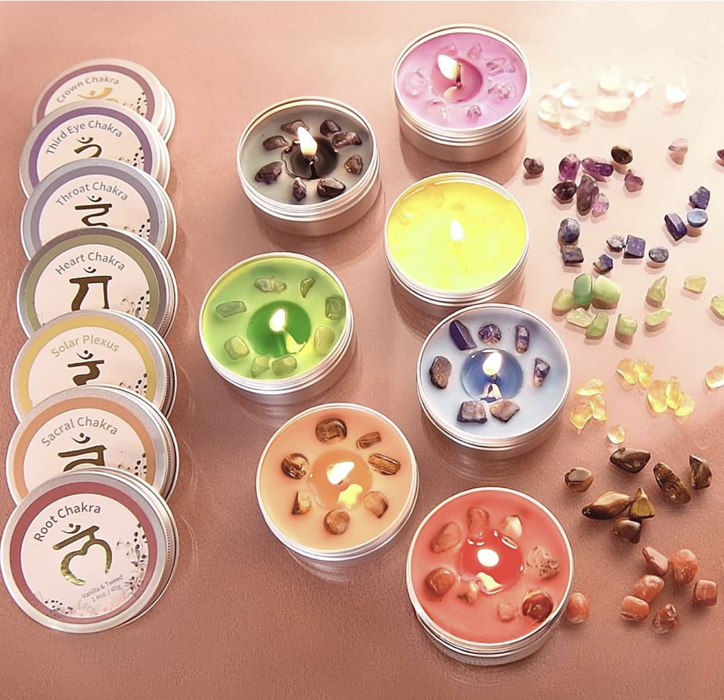 Chakra candle set