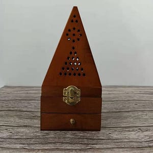 Crystal Purifying Degaussing Incense Wooden Box Container Ornament Burning Utensil Yoga Meditation Incense Burn Plate
