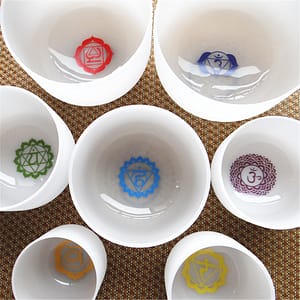 Classic 10-inch Crystal Bowl Chakra Tibetan Singing Bowls for Sound Healing