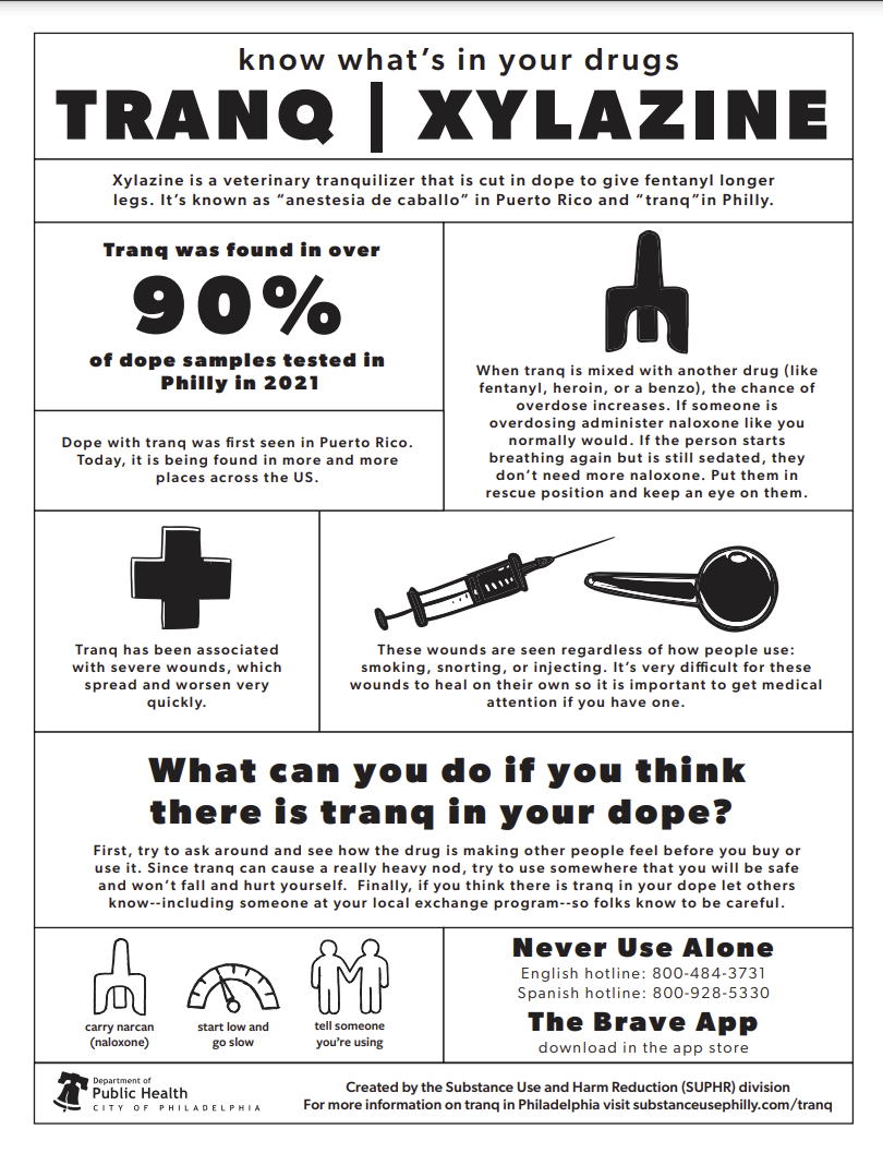 xylazine poster