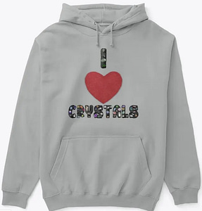 I heart crystals mockup