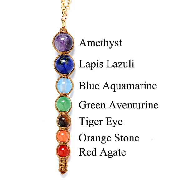 1PC New Multicolor Lava 7 Chakra Healing Balance Beads Necklace Women Reiki Spiritual Yoga Jewelry Pendant Necklace