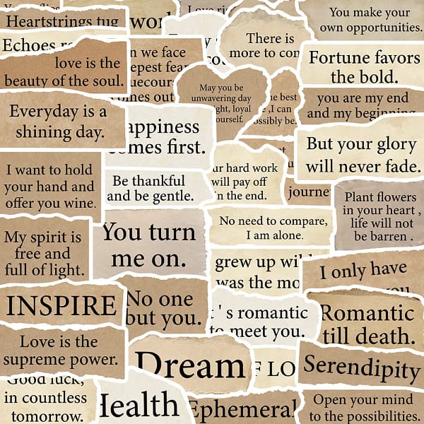 50PCS Motivational Phrases Tear Series PVC Sticker Aesthetic Korean Stationery Hand Accounting Decoration Scrapbooking Supplies