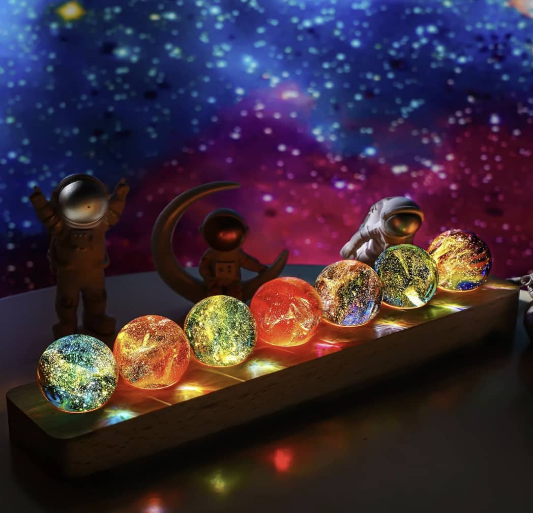 chakra light spheres