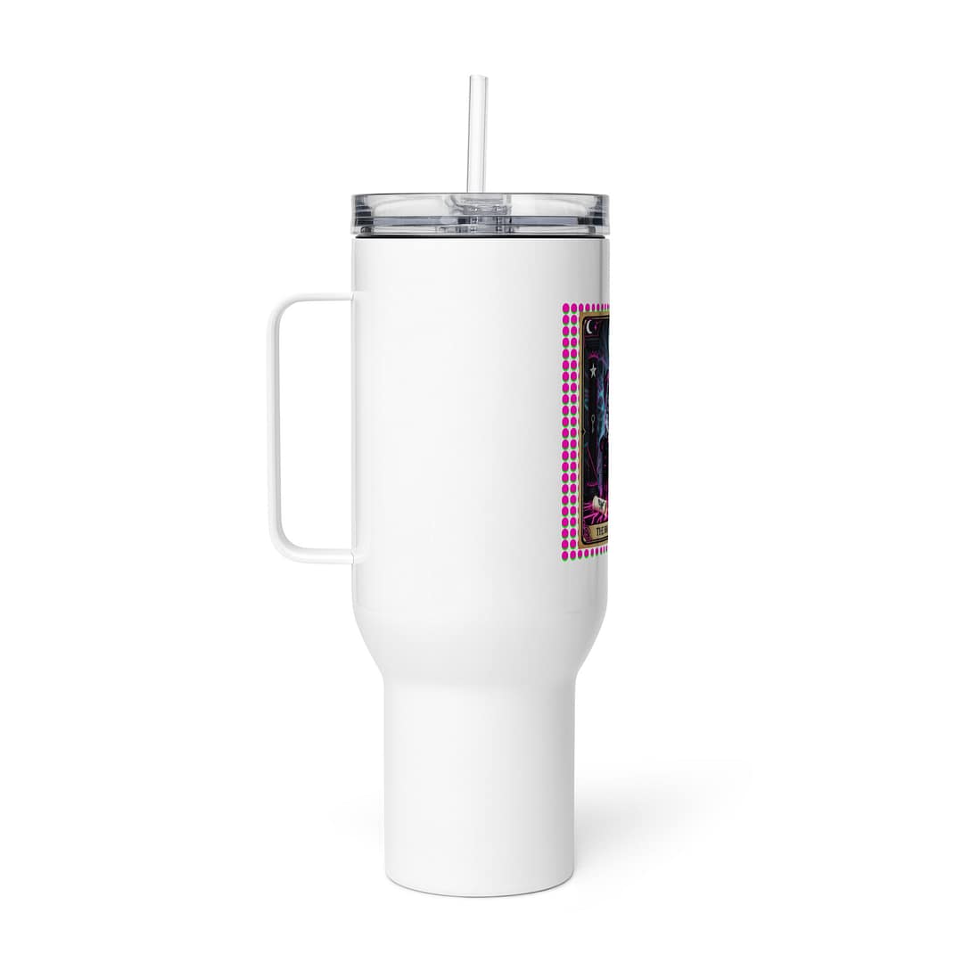 The High Priestess Tarot Travel Mug | Voodoo Doll Tarot Deck Stainless Steel Tumbler 6 The High Priestess Tarot Travel Mug | Voodoo Doll Tarot Deck Stainless Steel Tumbler - Image 6