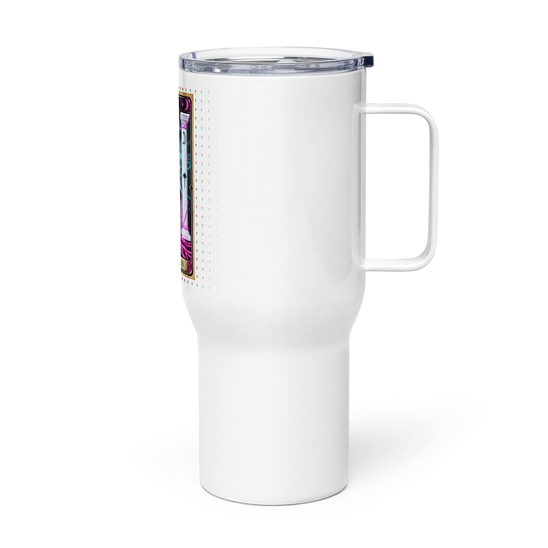 The High Priestess Tarot Travel Mug | Voodoo Doll Tarot Deck Stainless Steel Tumbler 3 The High Priestess Tarot Travel Mug | Voodoo Doll Tarot Deck Stainless Steel Tumbler - Image 3
