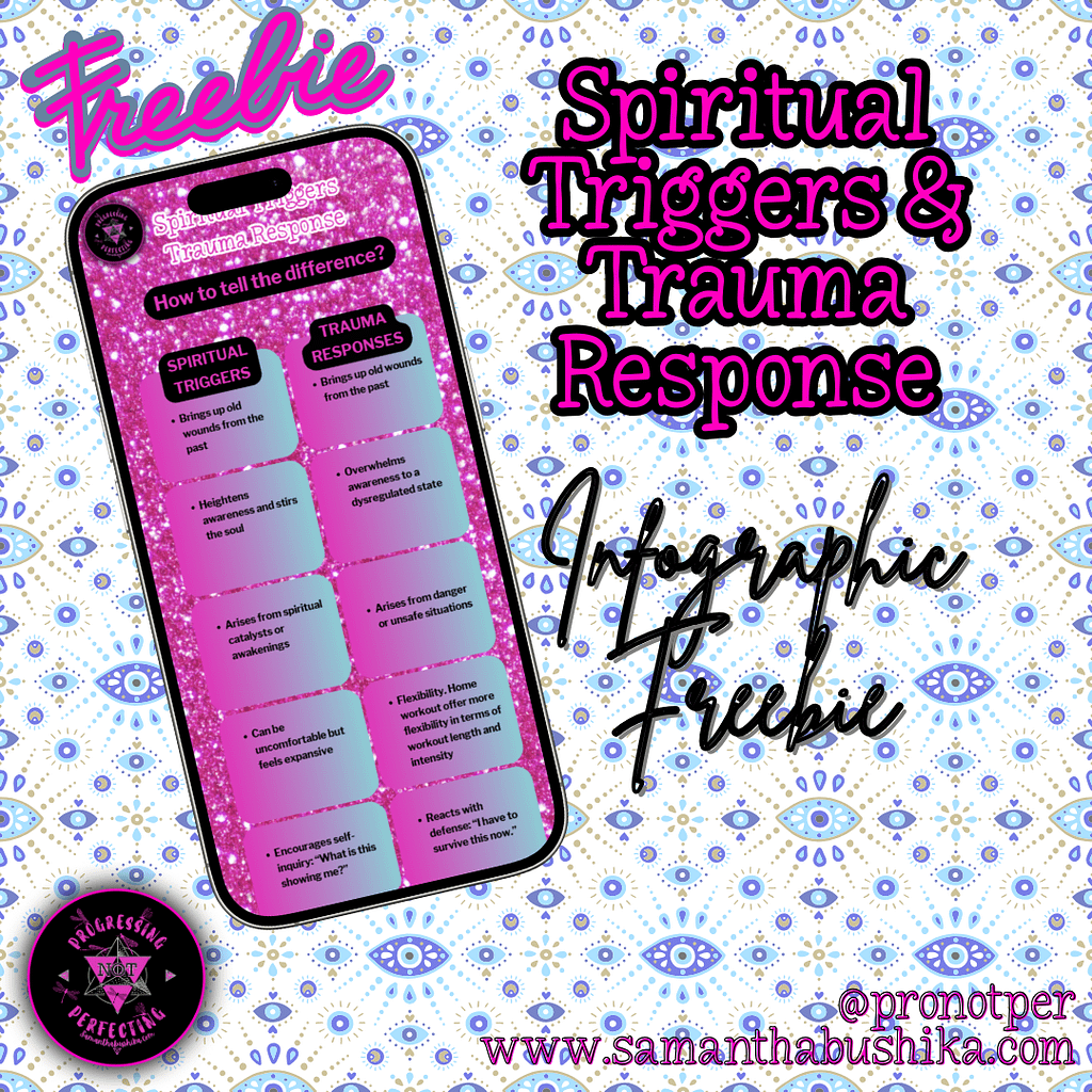 Spiritual Triggers Trauma Response Mockup