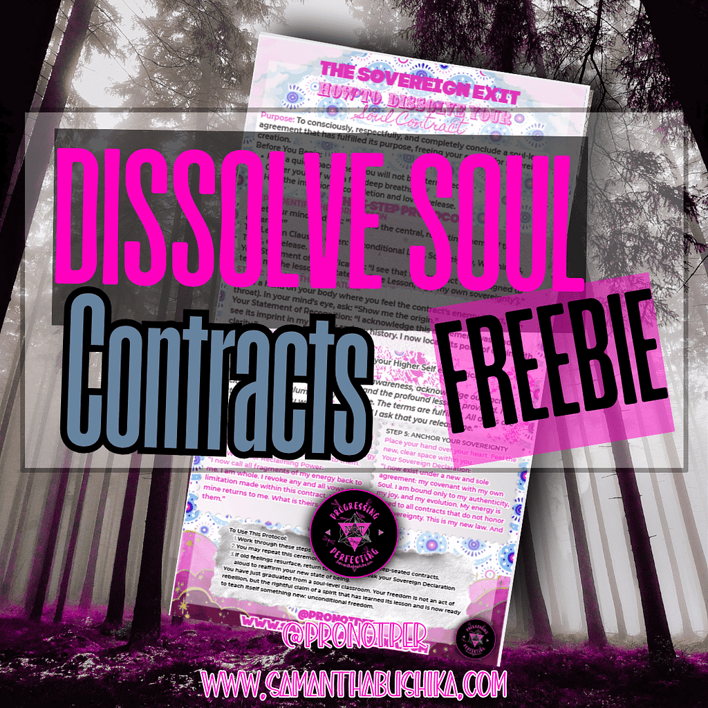 Dissolve Soul Contracts Freebie Mock Up