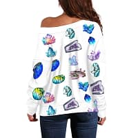 Crystal Garden Long Sleeve Slouchy Top - Image 2