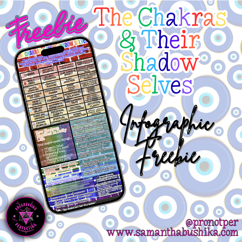 The Chakras & Their Shadow Selves Freebie Mockup The Chakras & Their Shadow Selves Freebie Mockup
