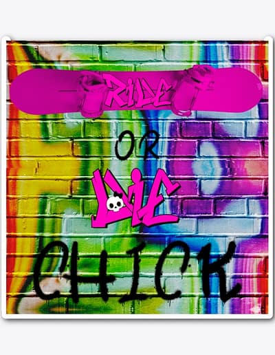 ride or die chick sticker