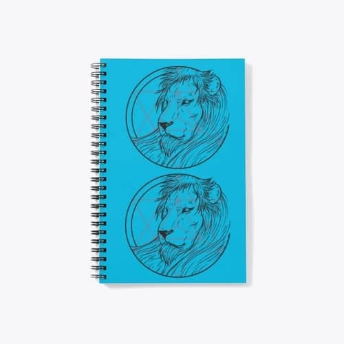 Sacred Lion Geometry Notebook 1 PNP Merch Store - Sacred Lion Geometry - Cosmic Design