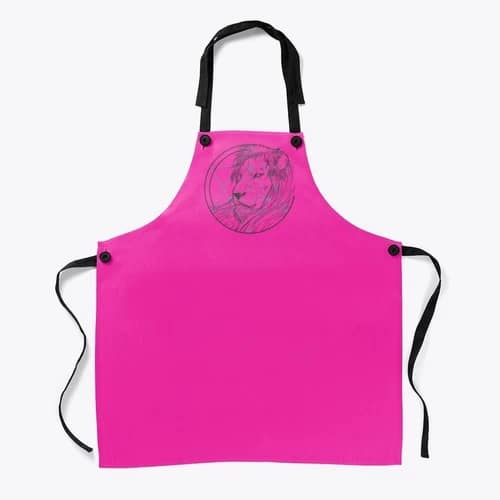 Sacred Lion Geometry Apron 1 PNP Merch Store - Sacred Lion Geometry - Cosmic Design