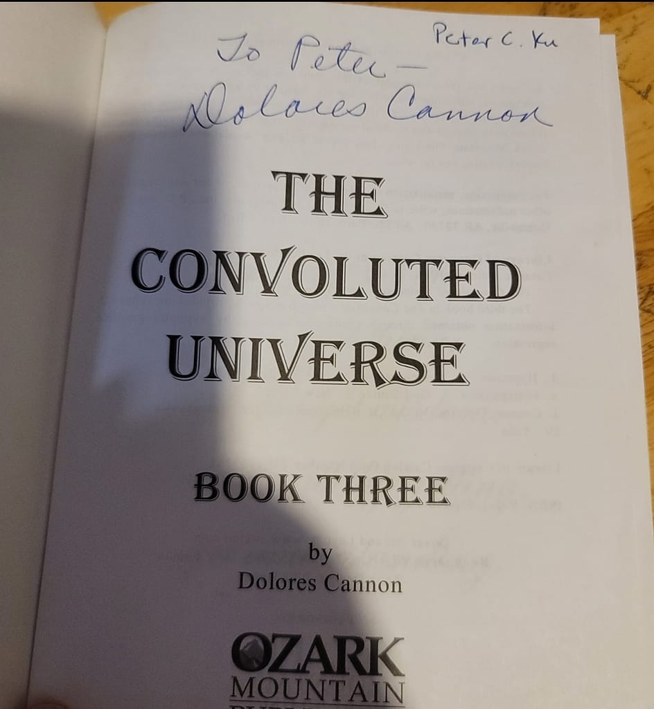 A Spiritual Journey that Made Me Believe in Magic 3 Autographed Dolores Cannon book that showed up in authors mailbox with no return address