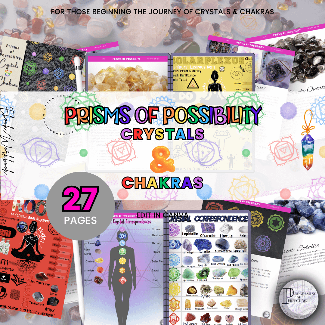 prisms of possibility mockup Prisms of Possibility: Crystal & Chakra eBook for Beginners mockup