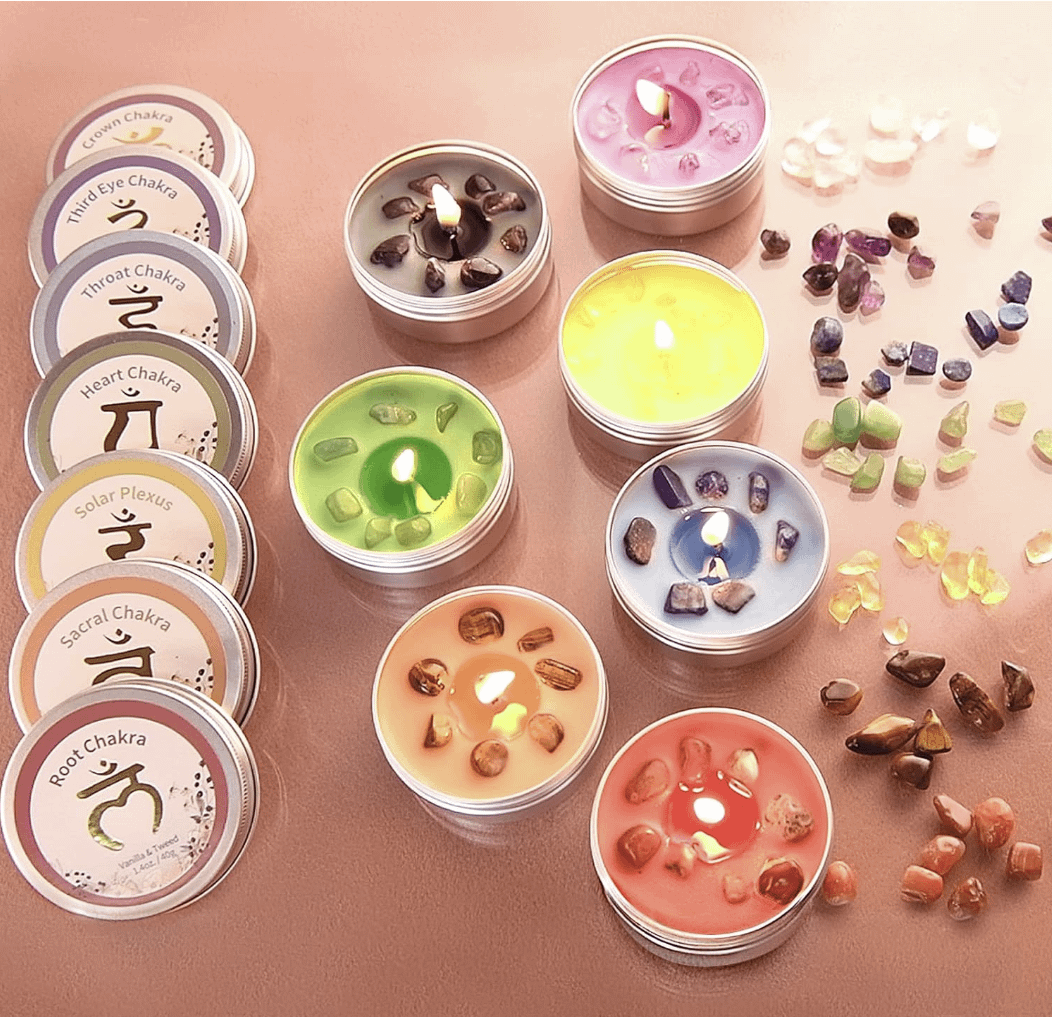 Chakra Candle Set Chakra candle set