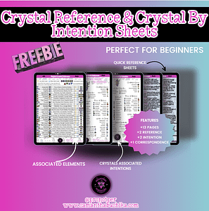 crystal corr sheets freebie