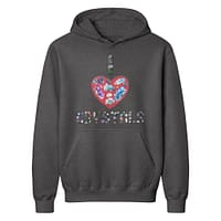 I Love Crystals Hoodie | Crystal Lover Graphic Fleece Sweatshirt - Image 5