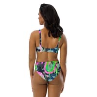 Neon Alchemy Bikini Set | All-Over Print Padded Two-Piece Swimsuit - Image 4