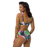 Neon Alchemy Bikini Set | All-Over Print Padded Two-Piece Swimsuit - Image 5