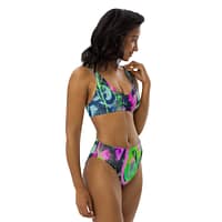 Neon Alchemy Bikini Set | All-Over Print Padded Two-Piece Swimsuit - Image 2