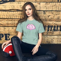 Flipping Love T-Shirt | Heart Hands Graphic Unisex Tee - Image 16