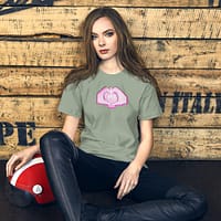 Flipping Love T-Shirt | Heart Hands Graphic Unisex Tee - Image 14