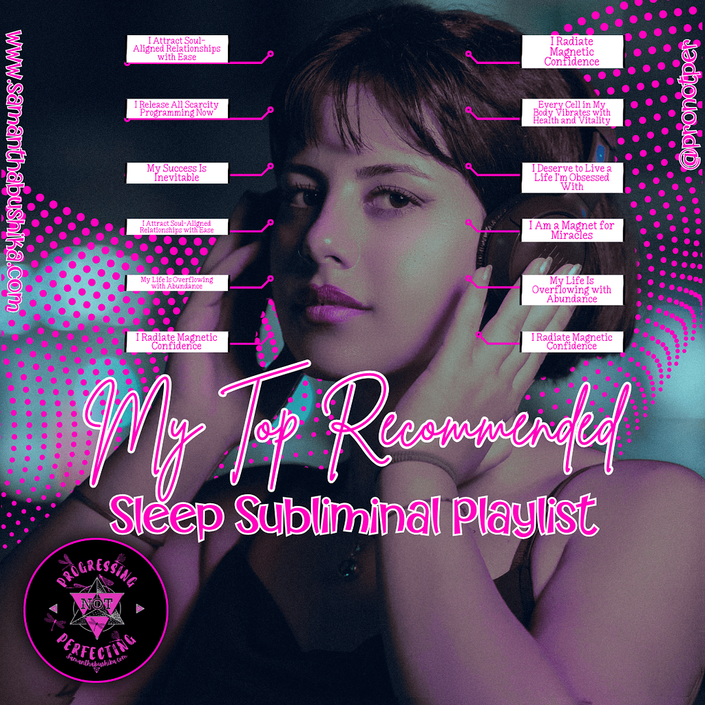 My Top Recommended Subliminal Playlist Mockup Pronotper My Top Recommended Sleep Subliminal Playlist