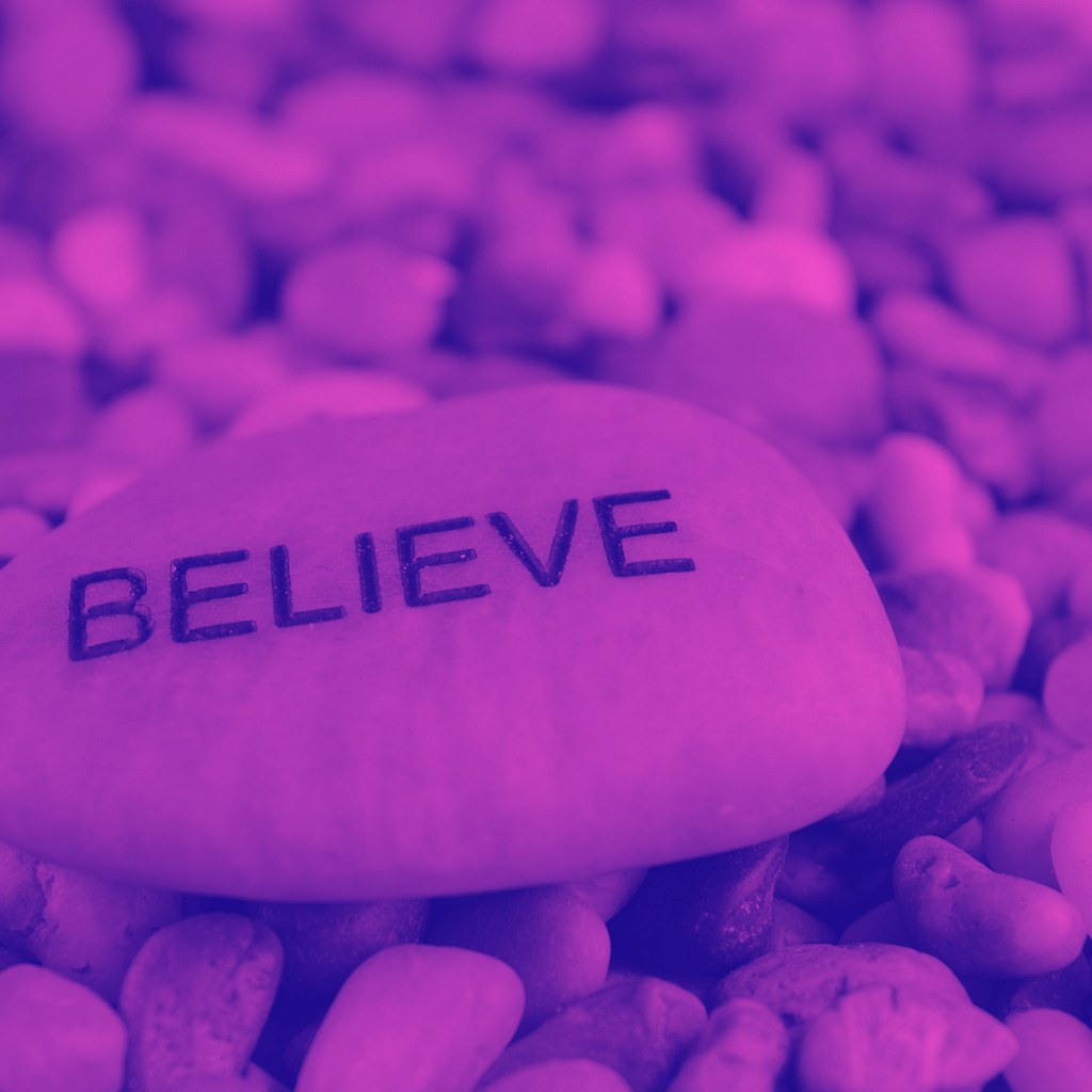 Affirmations For Recovery: How They Can Help In Addiction Recovery 6 Image Of A Rock With The Word Believe On It.
