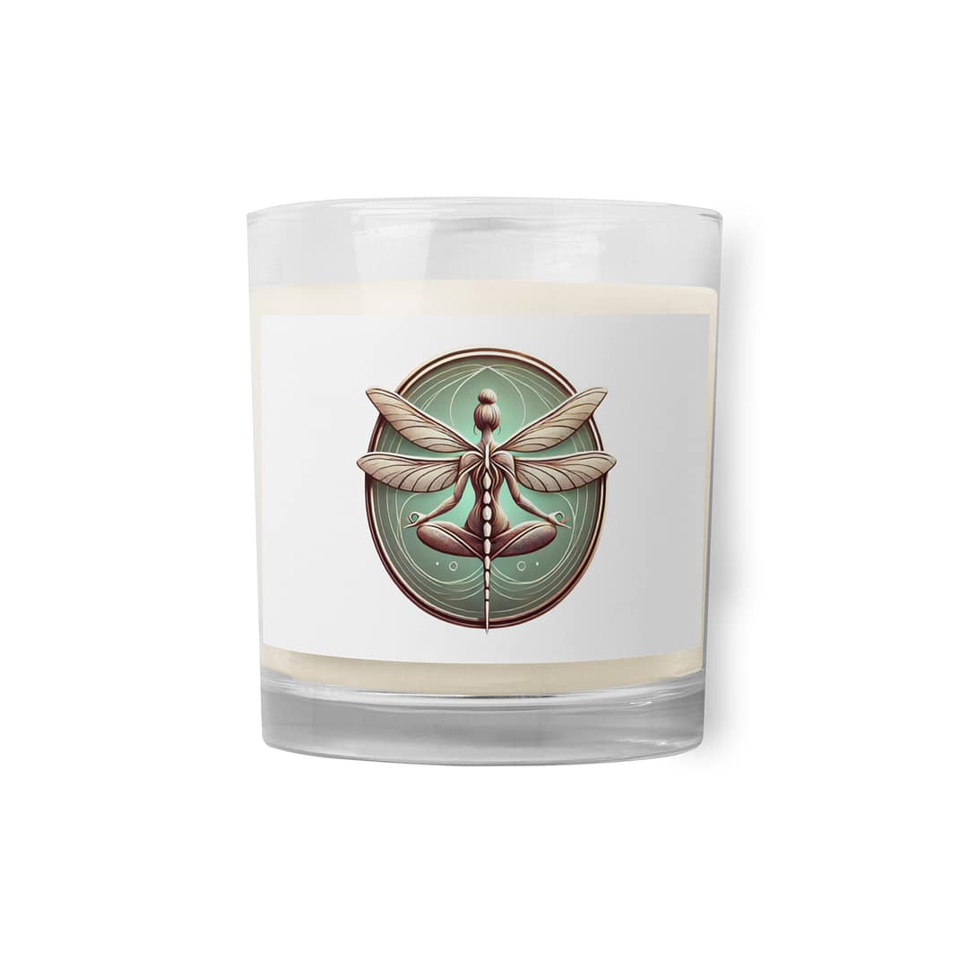 Dragonfly Meditation Soy Candle | Spiritual Mindfulness Candle 1 Dragonfly Meditation Soy Candle | Spiritual Mindfulness Candle