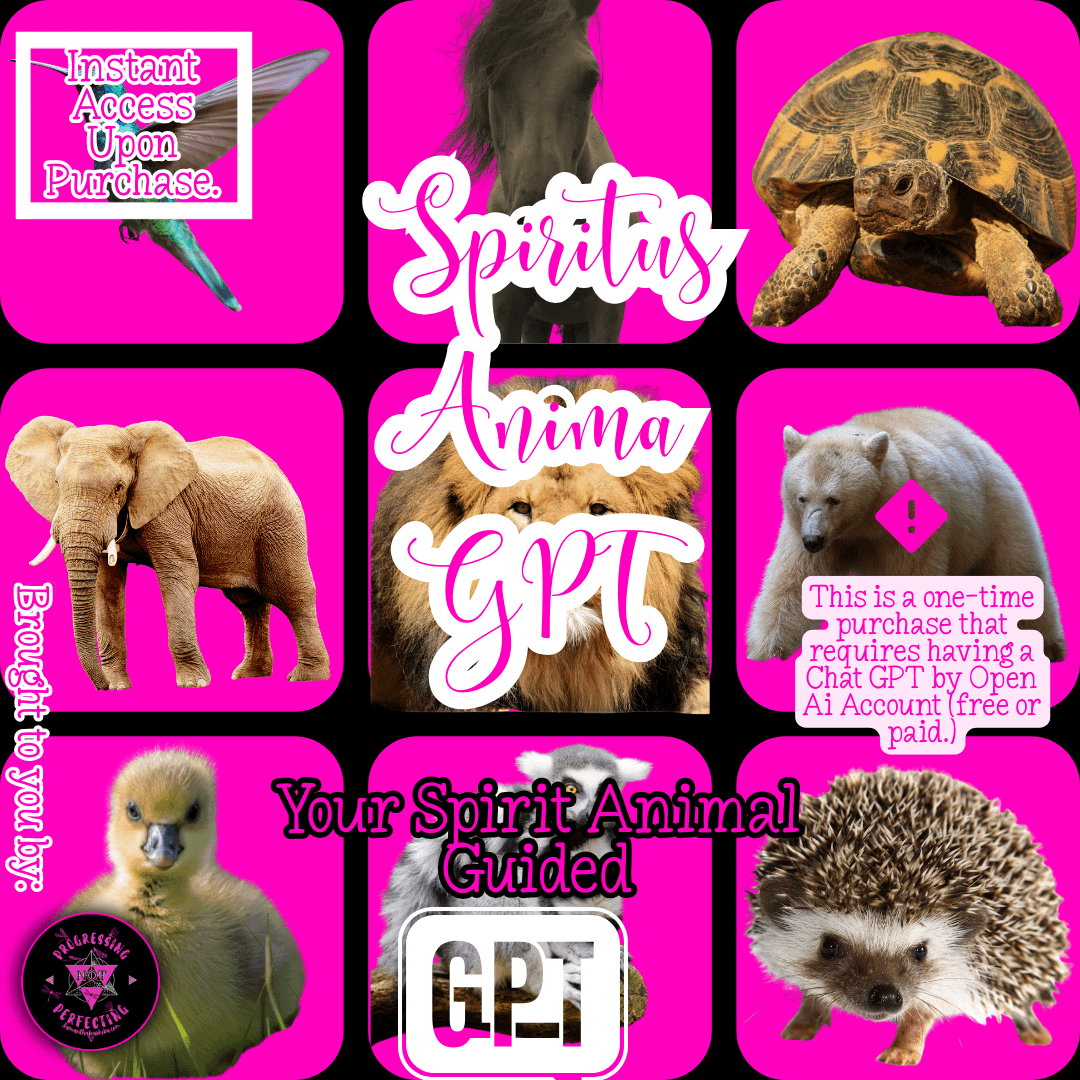 Spirit Animal Gpt (Spiritus Anima) By Samantha Bushika (Requires A Chat Gpt Free Account) 1 Spirit Animal Gpt Cover