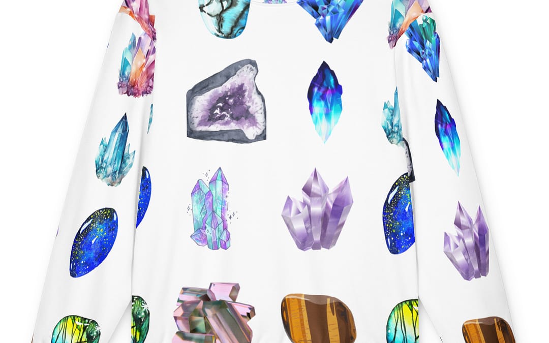 All Over Print Oversized Sweatshirt