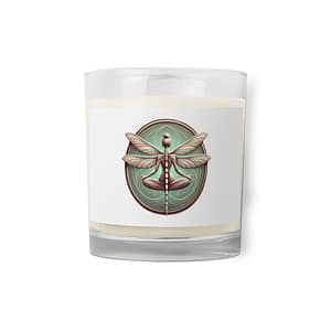 Dragonfly Meditation Soy Candle | Spiritual Mindfulness Candle