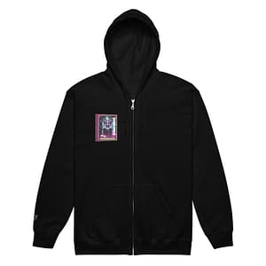 Lesson 1: Embracing Vulnerability In Addiction Recovery 30 The High Priestess Tarot Zip Hoodie | Mystical Spiritual Hoodie