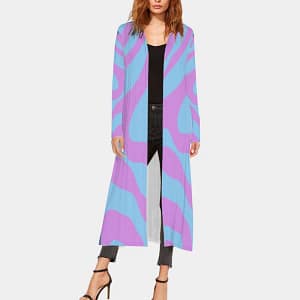 Addicted To The Hustle: Why Selling Drugs Was Was Harder To Quit Than Using Them 25 Zeb Print Women'S Long Sleeve Cape