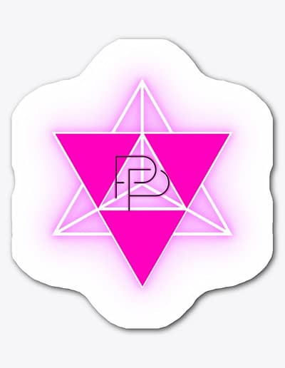 Pnp Merkaba Die Cut Sticker