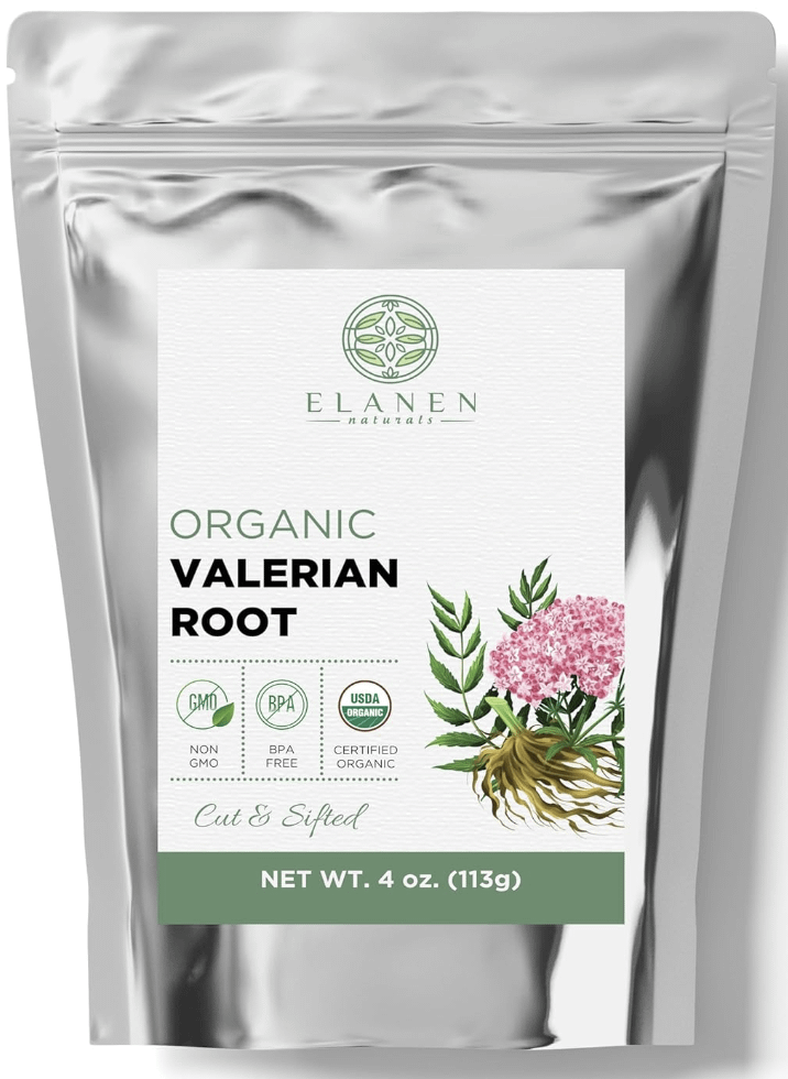 Organic Valerian Root 4 Oz. (113G), Usda Certified Organic Valerian Root Herb-A