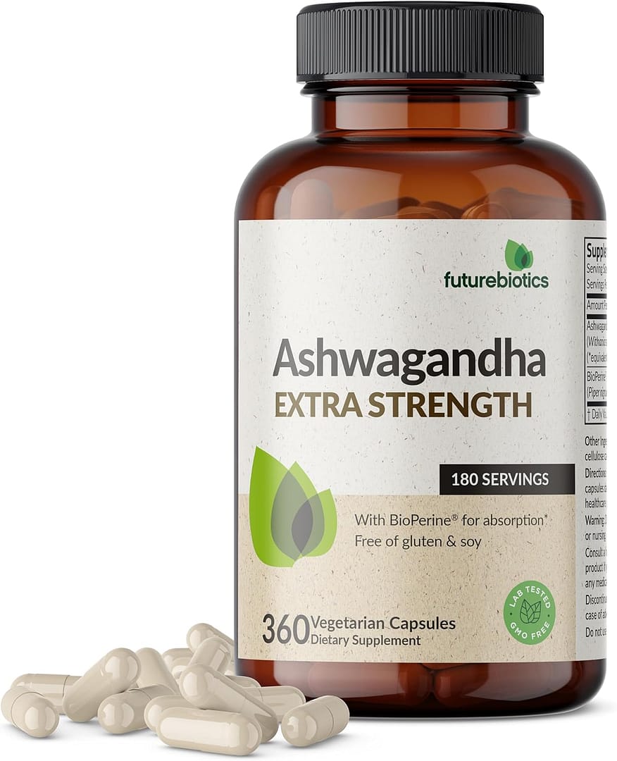 Futurebiotics Ashwagandha Extra Strength Stress &Amp; Mood Support With Bioperine 1 Ashwagandha Aff Prod