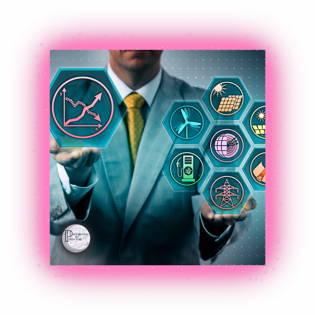 7 Personal Energy Management : A Man In A Suit Holding His Hands Out