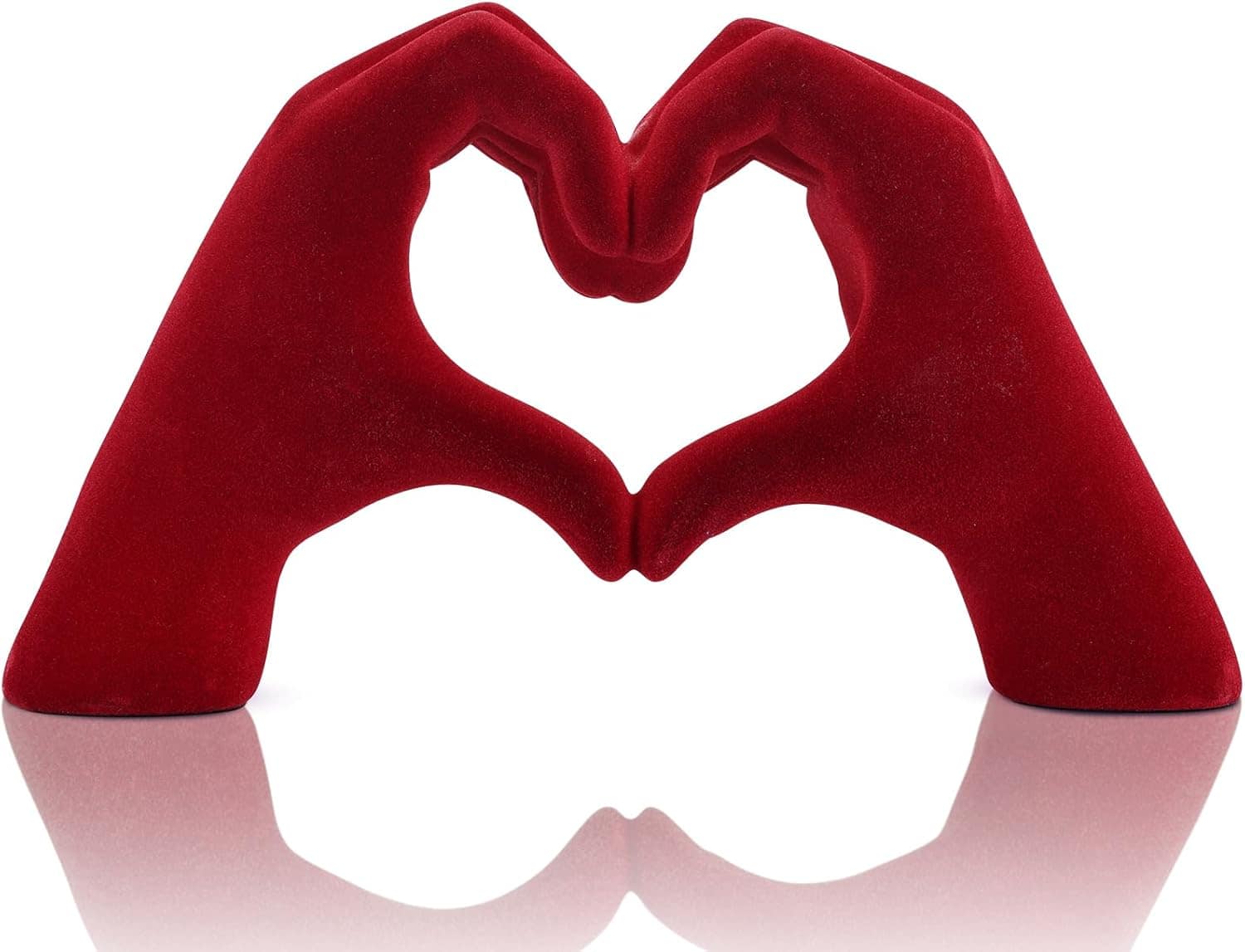 Dovdov Red Heart Hand Sculpture Dovdov Red Heart Hand Sculpture
