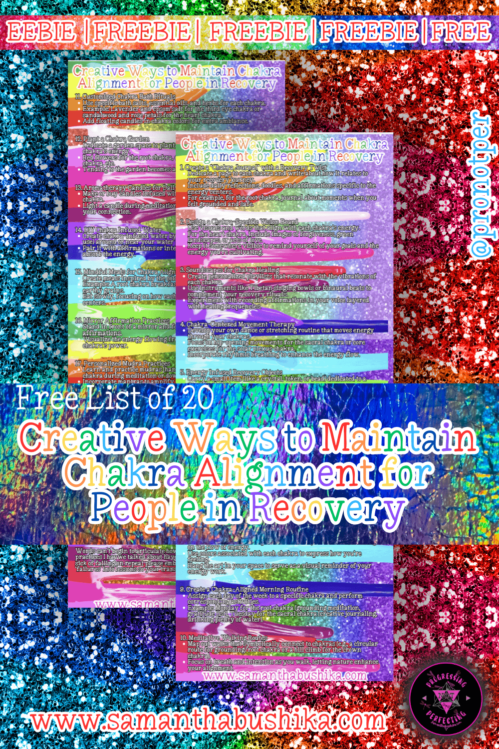 20 Creative Ways To Maintain Chakra Alignment Pronotoper Chakra Freebie Mockup