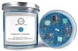 Throat Chakra Soy Candle (Vishuddha) | 10 oz with Lapis & Turquoise Crystals, Herbs & Essential Oils