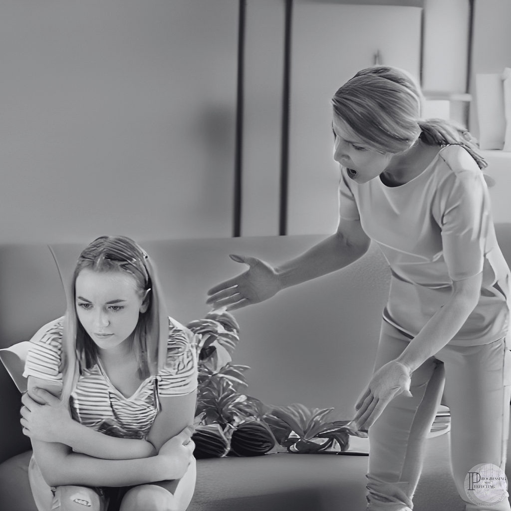 yelling mom in long-term recovery