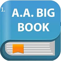 AA Big Book App Emblem in blue