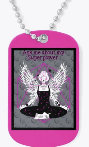 Ask Me About My Superpower Dogtags