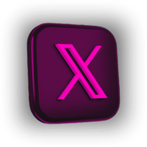 x icon 3d