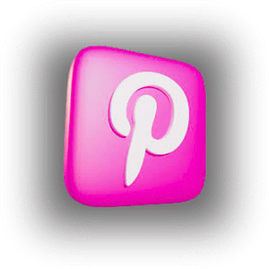 pinterest icon 3d