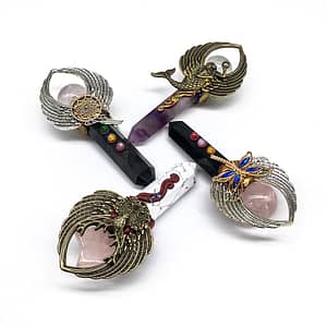 Natural Crystal Magic Scepter. The Crystal Tower. Different Crystal Pillar