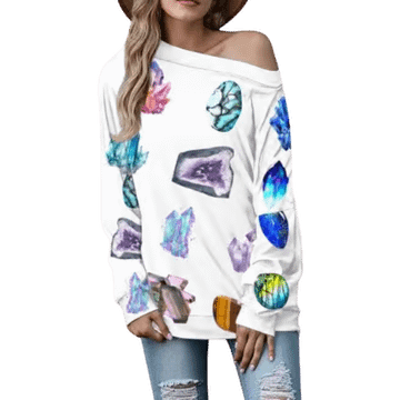 crystal garden off the shoulder